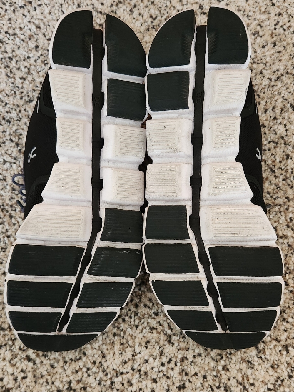 On Running Women's Black and Purple Athletic Sneakers - Picture 4 of 5